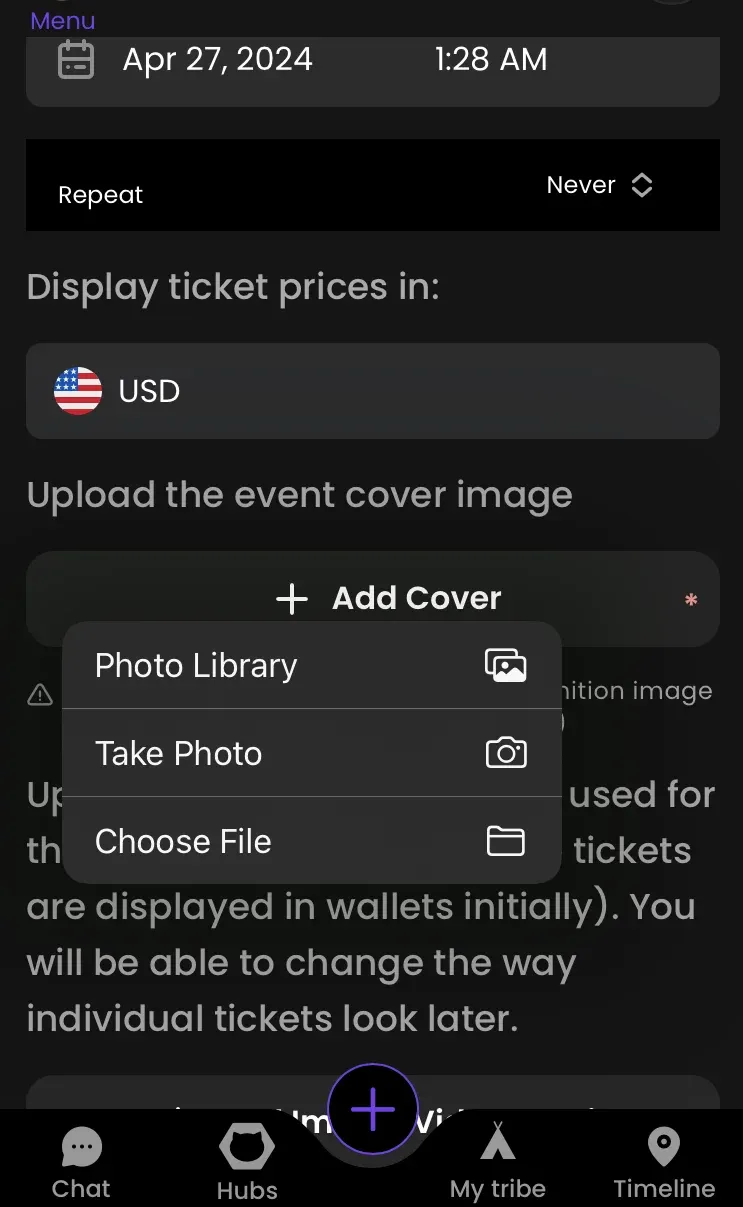 how to create nft tickets?